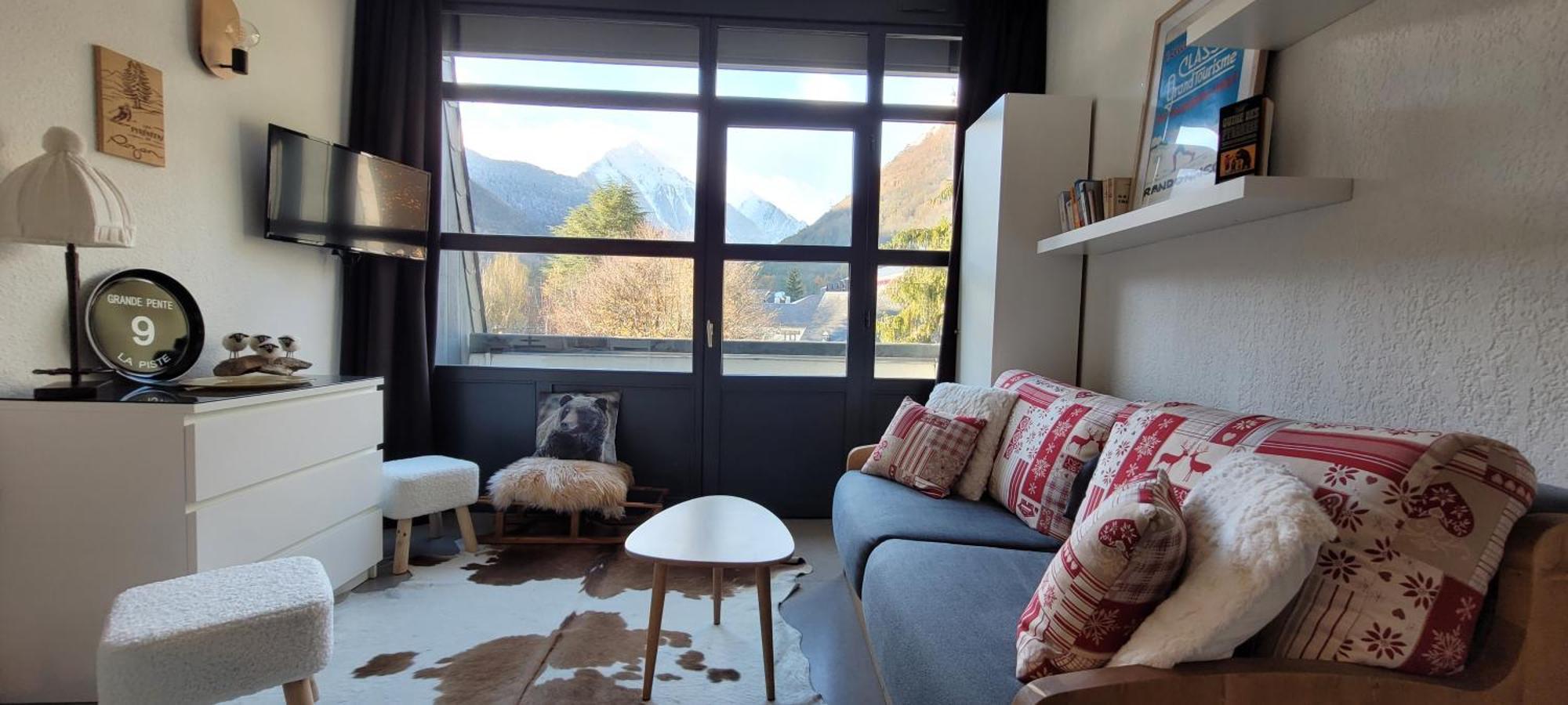 Ferienwohnung Vue Exceptionnelle T2 Saint Lary Soulan, 4 Personnes Exterior foto